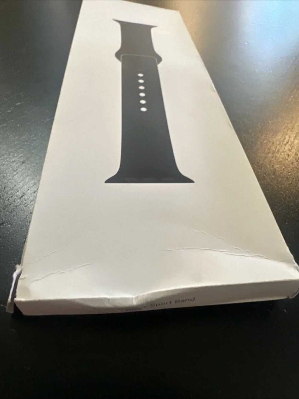 Black Silicone Apple Watch Band - Black